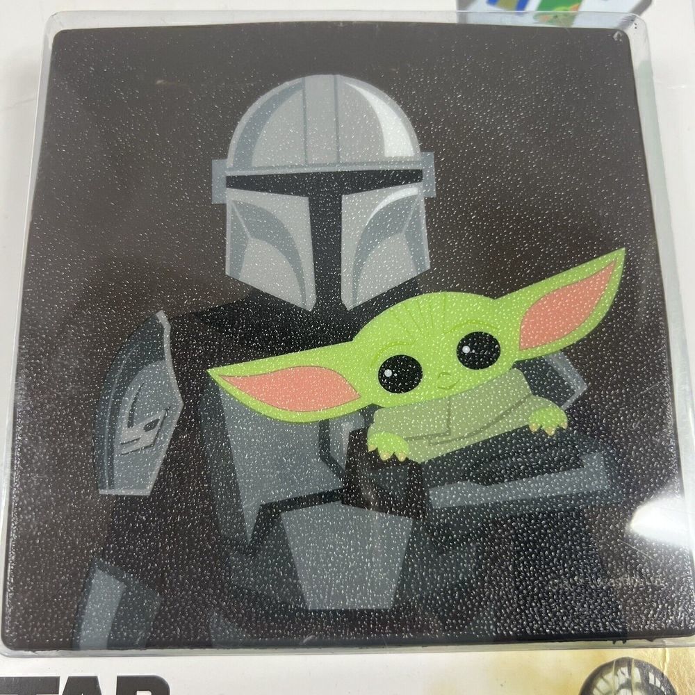 Star Wars Mandalorian Baby Yoda 5 pack Anti-Slip Tub Treads For Bathtub NEW